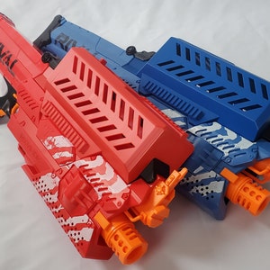 400-Round Upgraded Hopper for Nerf Nemesis | Nerf Rival Upgrade | High Capacity Ball Blaster | Indoor and Outdoor Nerf Wars | HvZ | Play
