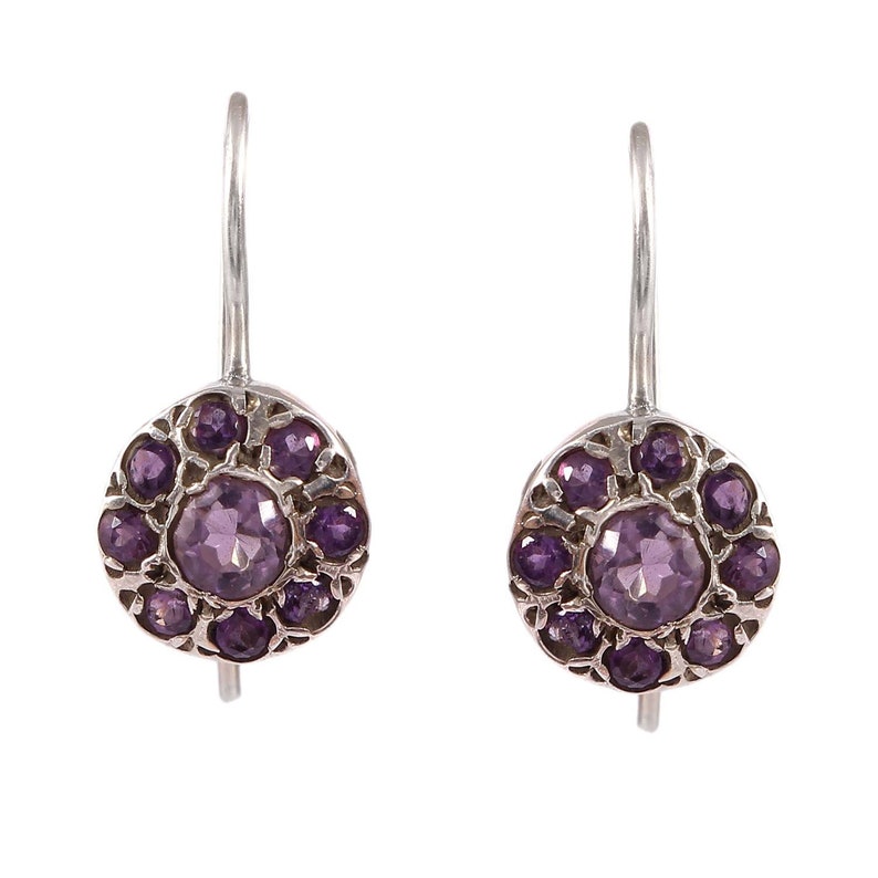 Party wear Amethyst earring once in a lifetime elegant look anniversary special