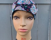 Women 39 s Surgical Caps Euro Pixie style Nursing Scrub Caps Scrub Caps. Dia de los Muertos Day of the Dead