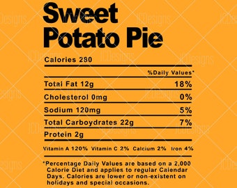 Download Sweet Potato Pie Svg Etsy