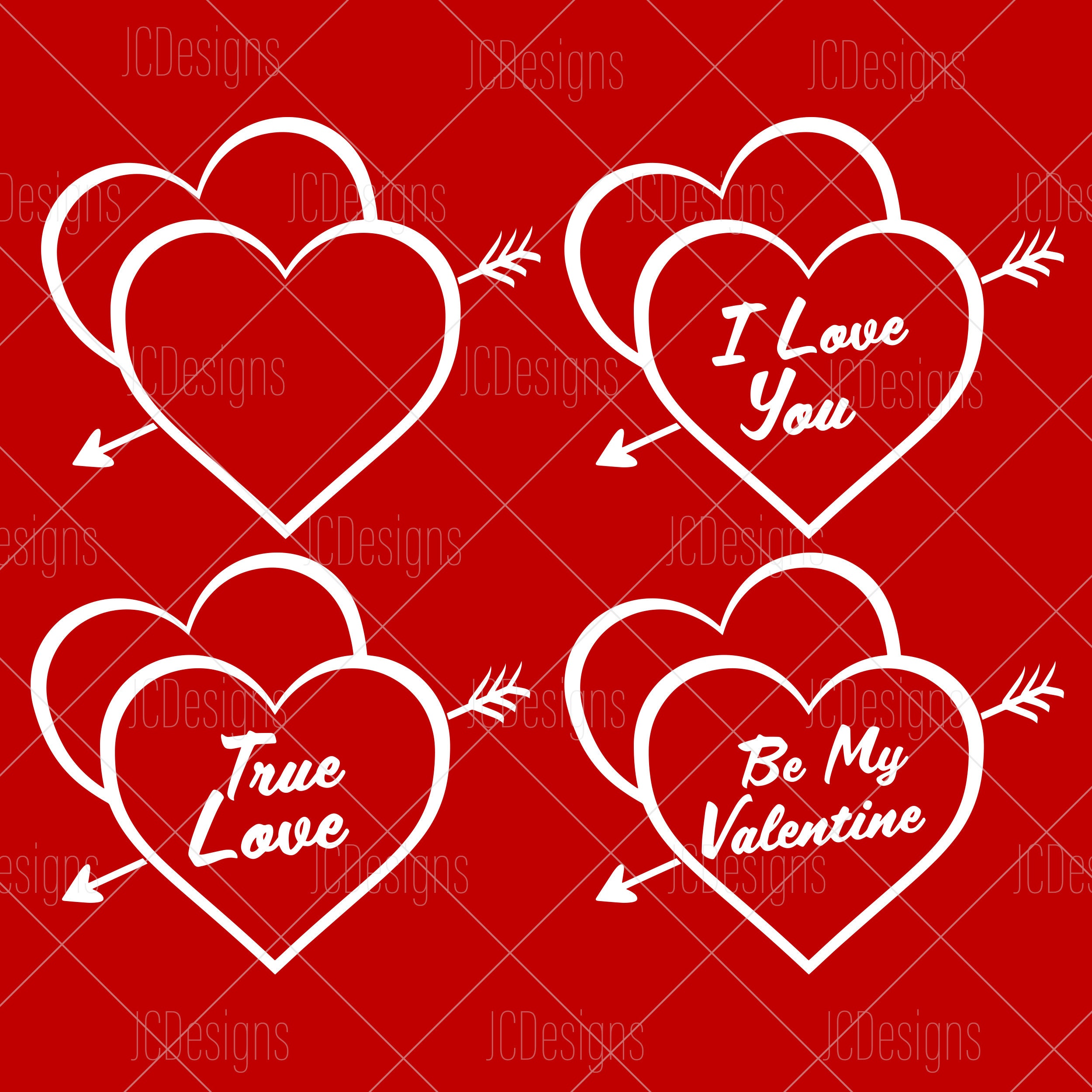 Valentine Heart Template SVG - Valentine's Day Heart SVG - Valentine ...