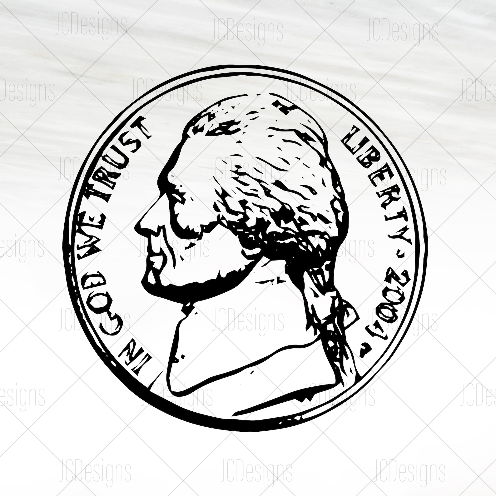 US Currency Coins Penny Nickel Dime Quarter Money Svg Eps Etsy