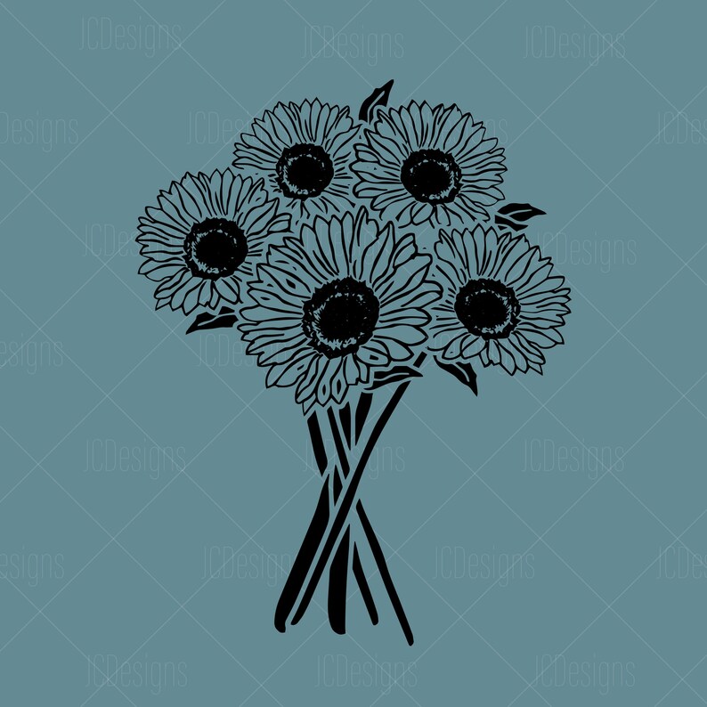 Free Free 166 Sunflower Bouquet Svg SVG PNG EPS DXF File