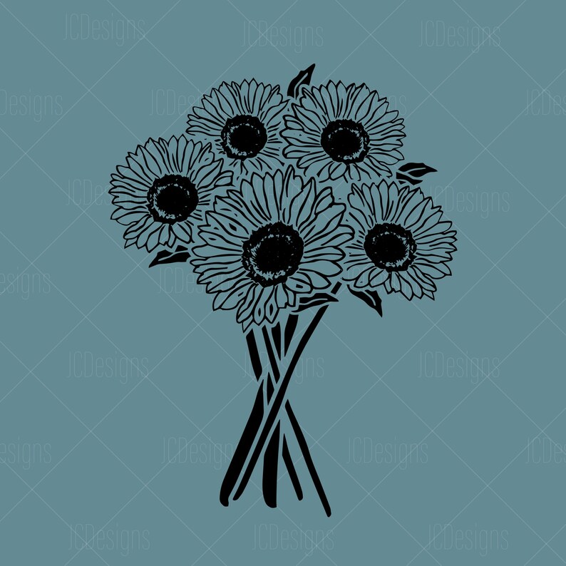 Free Free Sunflower Bouquet Svg 257 SVG PNG EPS DXF File