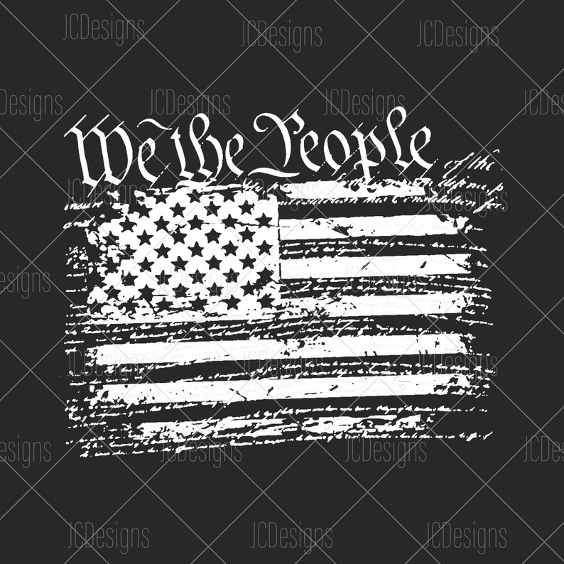 Download We The People On Flag SVG Constitution On USA Flag Svg USA ...