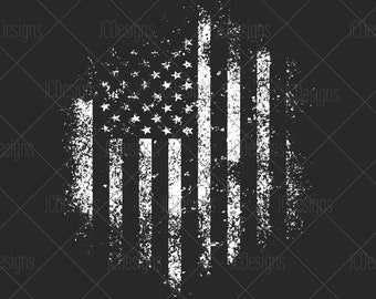 Drapeau américain grunge - drapeau américain en détresse - drapeau américain SVG - vecteur Svg Eps Png - conception numérique