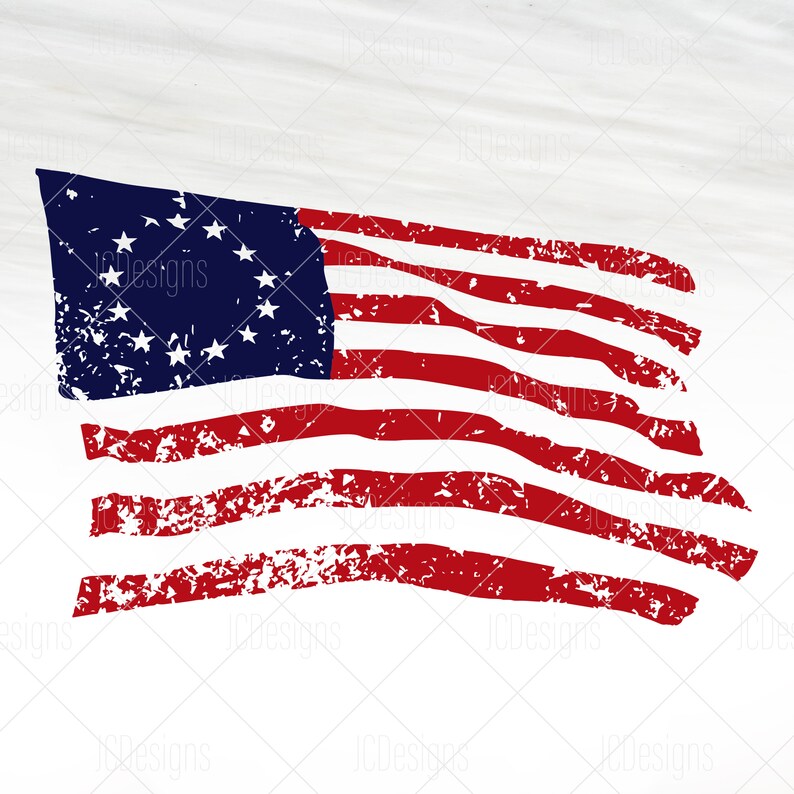 Download Betsy Ross Flag SVG Union Flag SVG 1776 13-Stars Flag | Etsy
