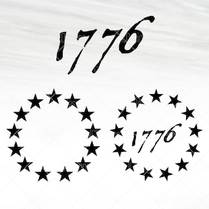 13 Star Betsy Ross American Flag SVG (2 Styles) - Betsy Ross Flag SVG - Union Flag -  Svg Eps Png Vector - American Patriot Digital Design