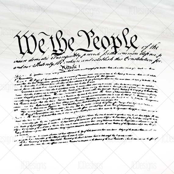 Download We The People Vector Us Constitution On Transparent Etsy