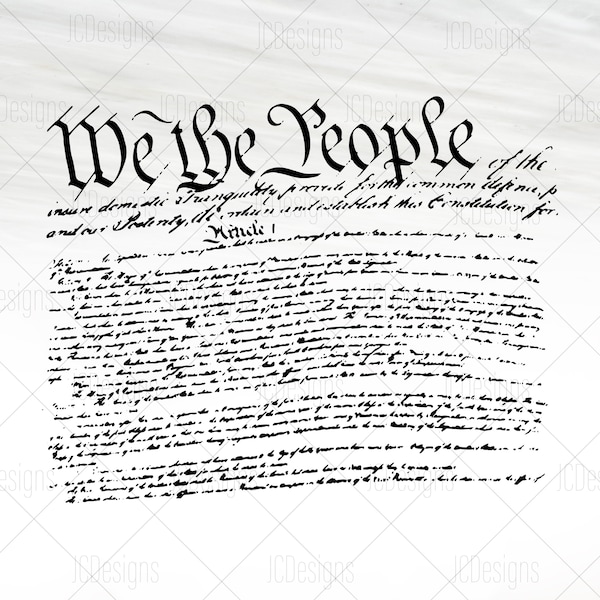 We The People Vector - US Constitution on Transparent Background - USA America -  Svg Eps Png Vector - Digital Design