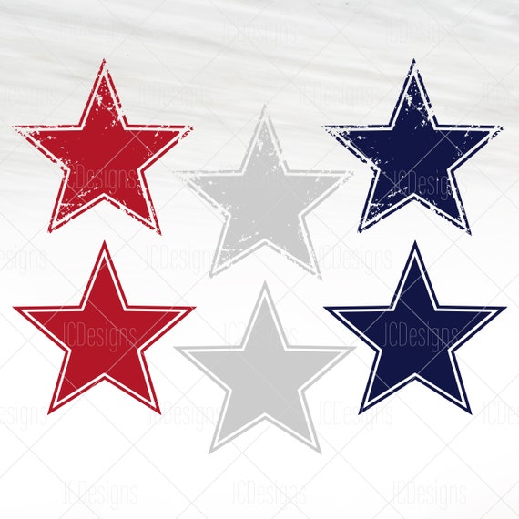 USA Stars SVG - Red White Blue Stars Vector - Patriotic Stars -  Svg Eps Png Vector - Digital Design