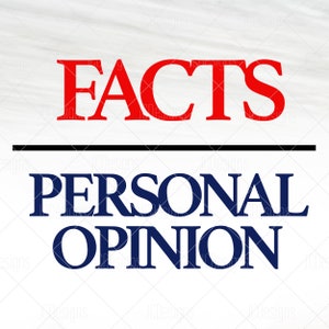 Facts Over Personal Opinion SVG - American Patriot - Svg Eps Png Vector - Patriotic Digital Design
