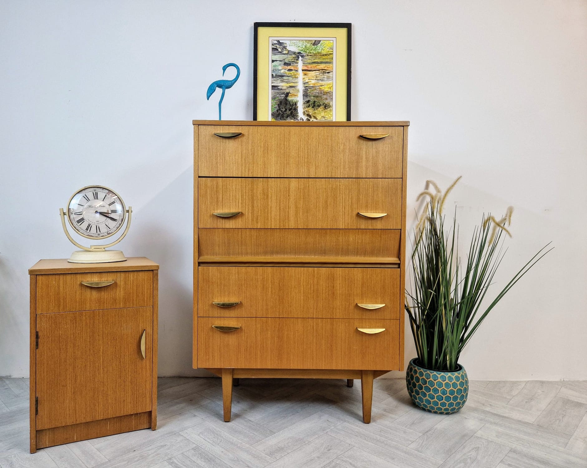 Danish teak bedroom set deals