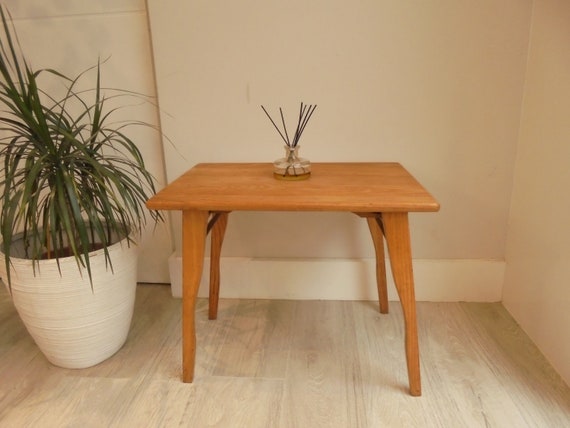 Soldcompact Vintage Solid Beech Wood Danish Design Coffee Etsy