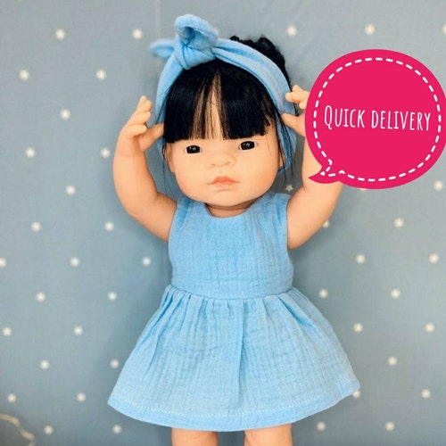 Knitting Pattern for 38cm Miniland Doll Sweater Etsy