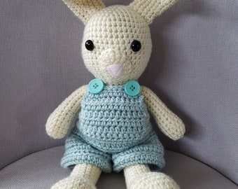 Crochet bunny, handmade bunny, baby bunny, baby gift, nursery decor, crochet toy, baby shower gift