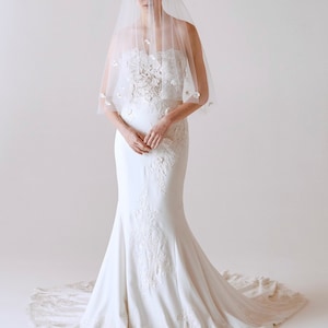 Velo Nero Gotico A 2 Strati Con Pettine - Per Halloween, Matrimoni E Costumi