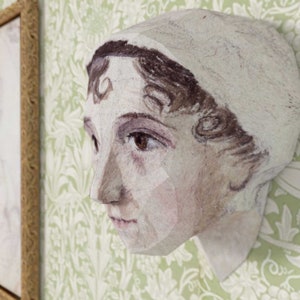3D Paper Craft Low Poly Object Art Doll Model Pattern DIY - Jane Austen - Pride and Prejudice