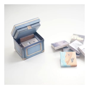 Realistic Miniature Books, Paper Craft Digital Template Pattern,Treasure Chest, Dollhouse item