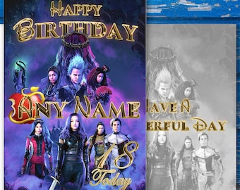 Descendants Birthday | Etsy