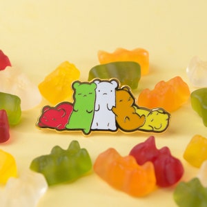 Gummy Bears Enamel Pin: Colorful Candy Lapel Accessory
