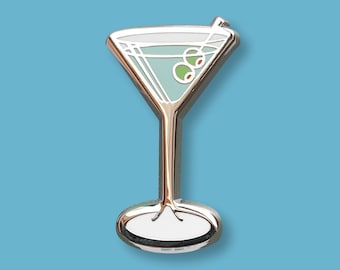 Emaille martinispeld – klassiek cocktailcadeau | Hard email voor barmannen