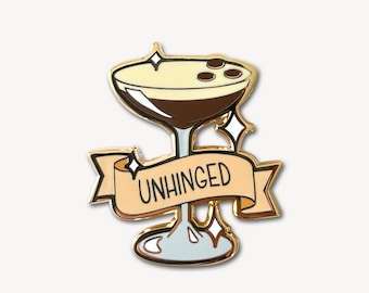 Espresso-martinispeld (losgeslagen) – hard geëmailleerd cadeau voor hem of haar | Baraccessoire