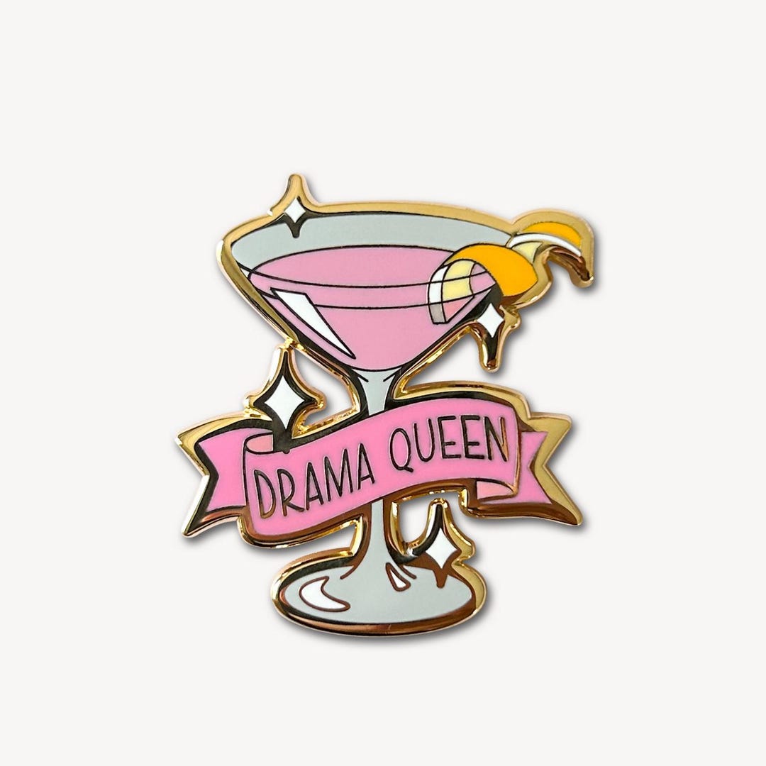 Cosmo Con Pin Cosmopolitan (drama Queen) Pin – Hard Enamel Gift for Girlfriends ...