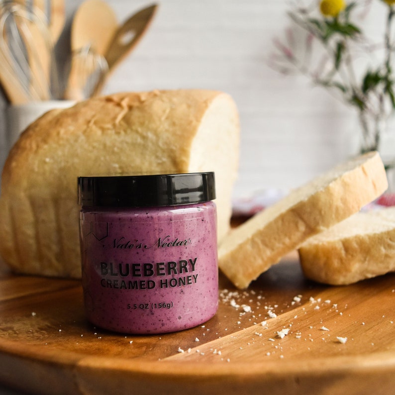 Blueberry Creamed Honey