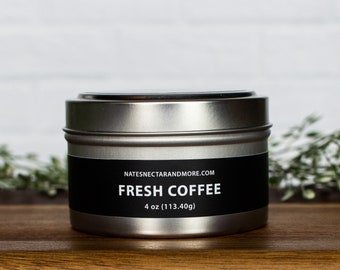 Fresh Coffee Beeswax Candle