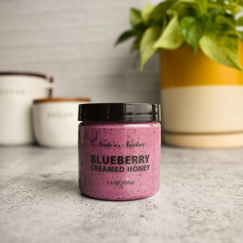 Blueberry Creamed Honey