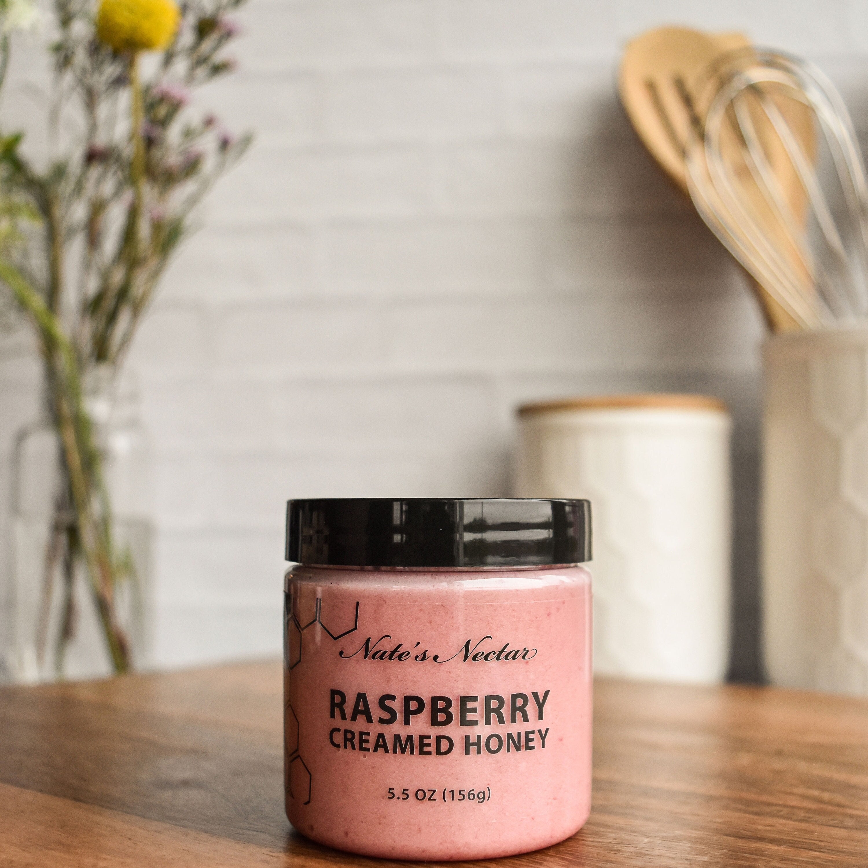 Raspberry Creamed Honey, 5.5 oz