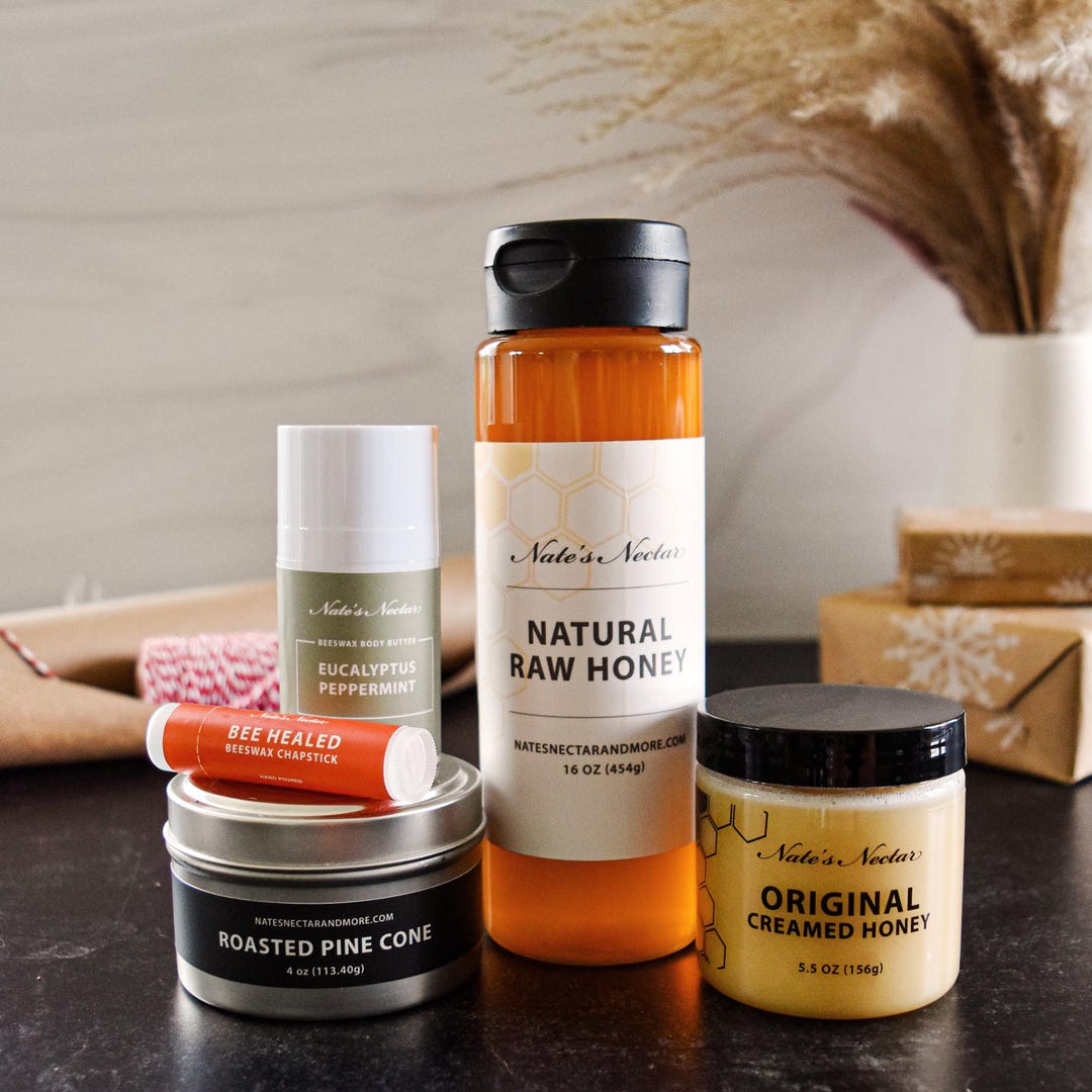 Nate's Nectar Essentials Holiday Gift Box - Etsy