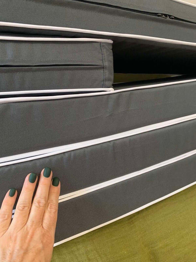 Outdoor Custom Cushions Patio Cushions Water Resistant Etsy