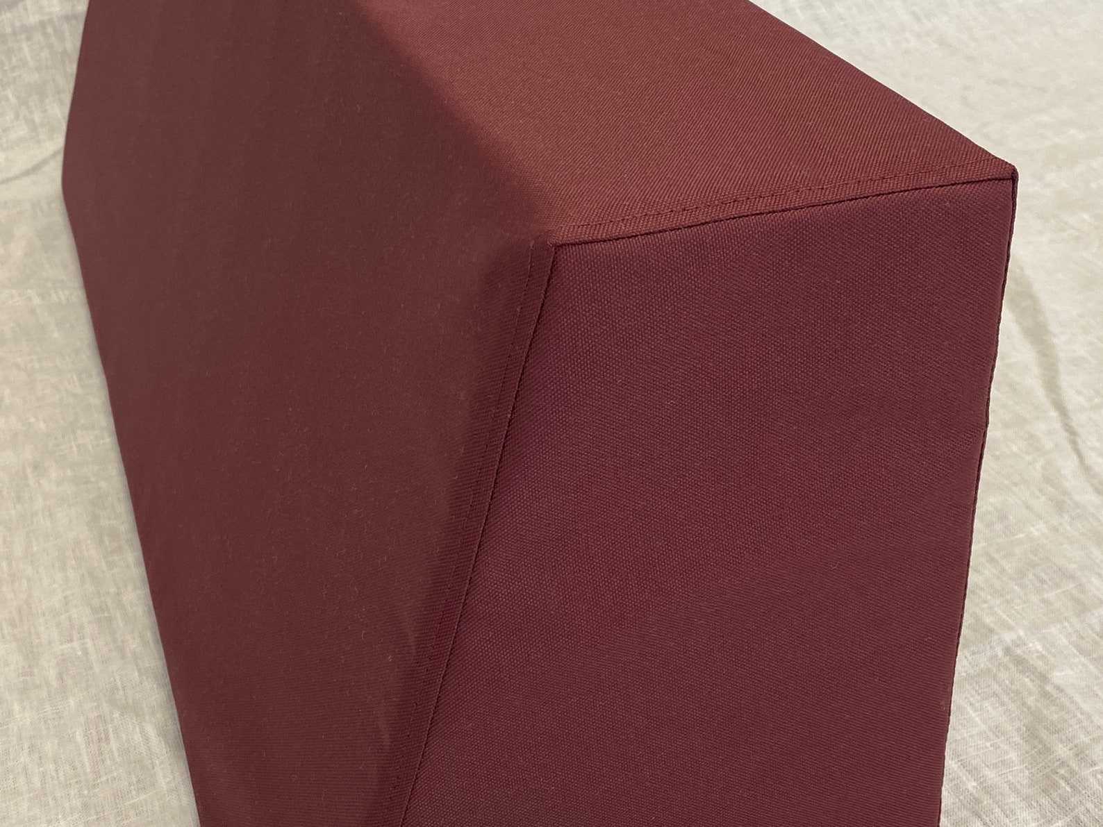 Custom Wedge Bolster Cover Water Resistant Back Cushion Etsy