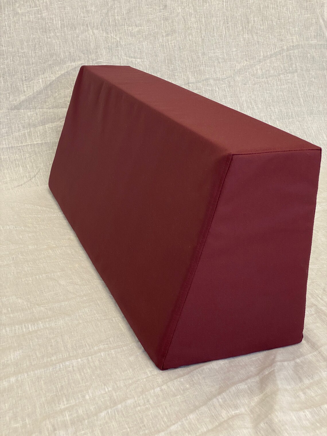 Custom Wedge Bolster Cover Water Resistant Back Cushion Etsy