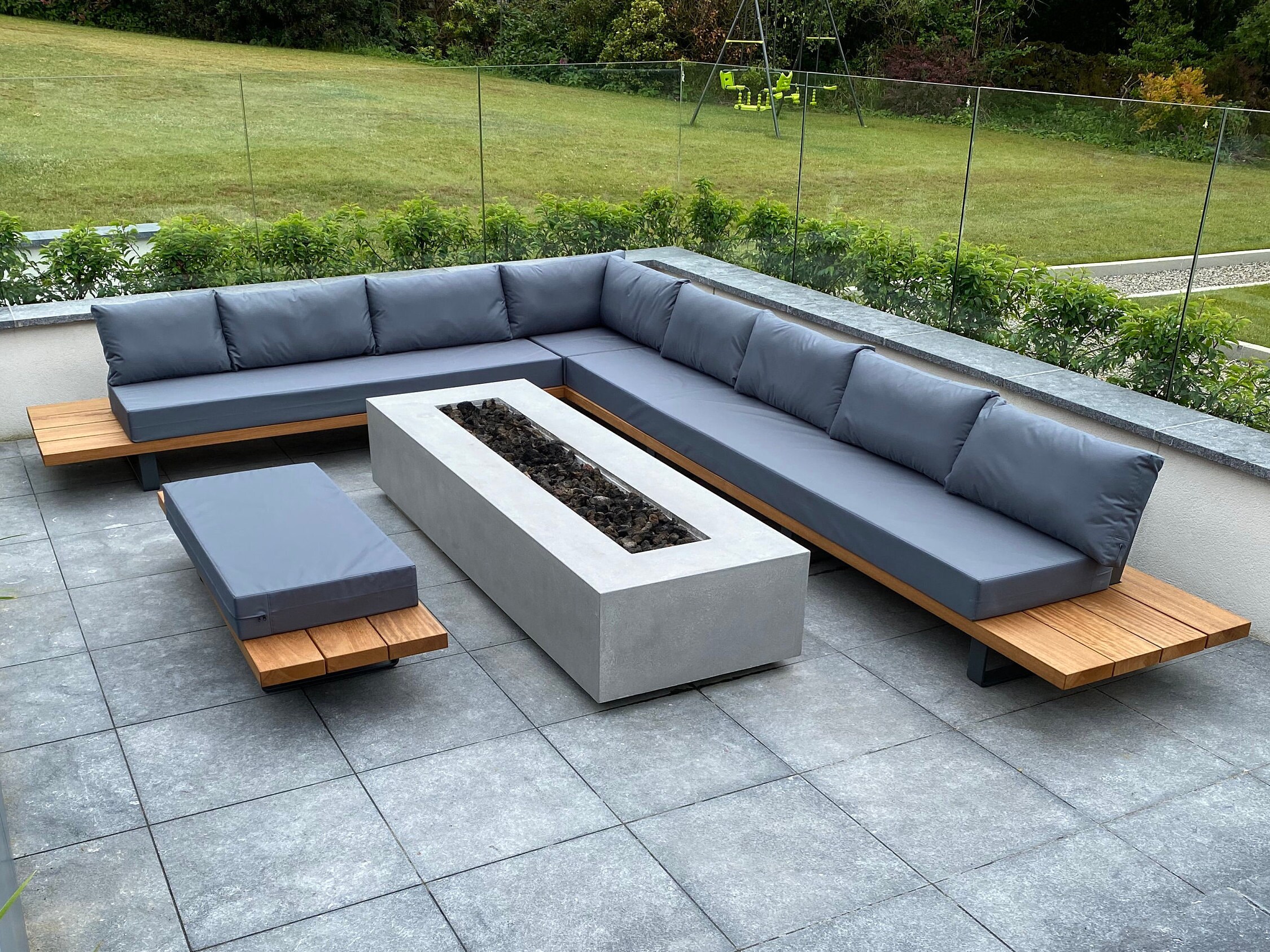 Grey Cushion Covers Water Resistant Charcoal Zippered Etsy