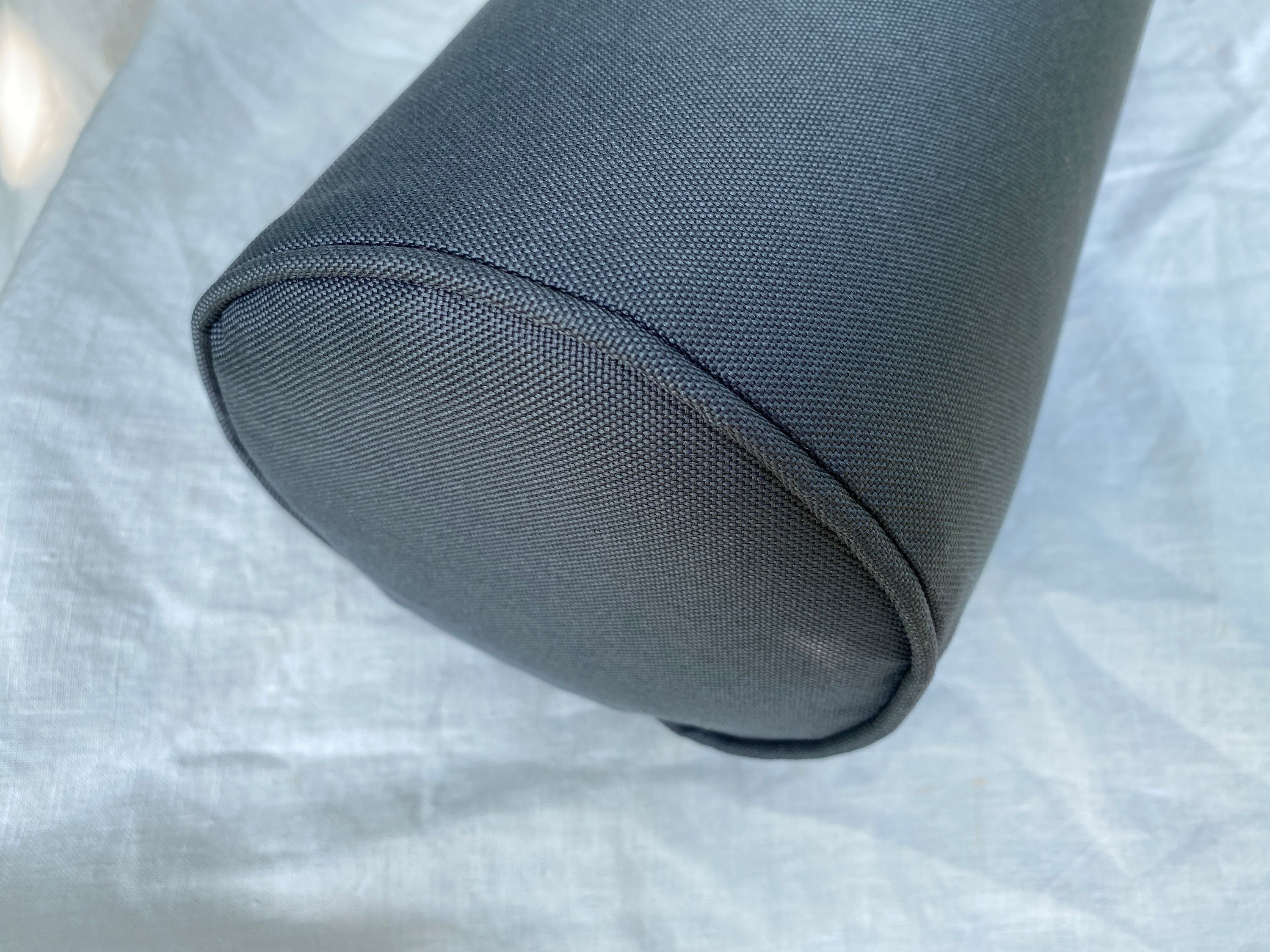 Waterproof bolster cover with the piping zippered outdoor Etsy