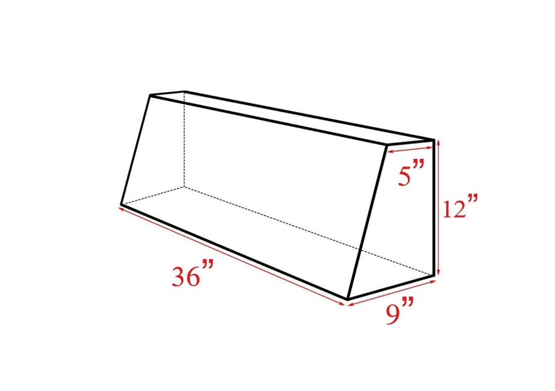 Outdoor Wedge Bolster Cover Daybed Back Cushion Cover With Etsy