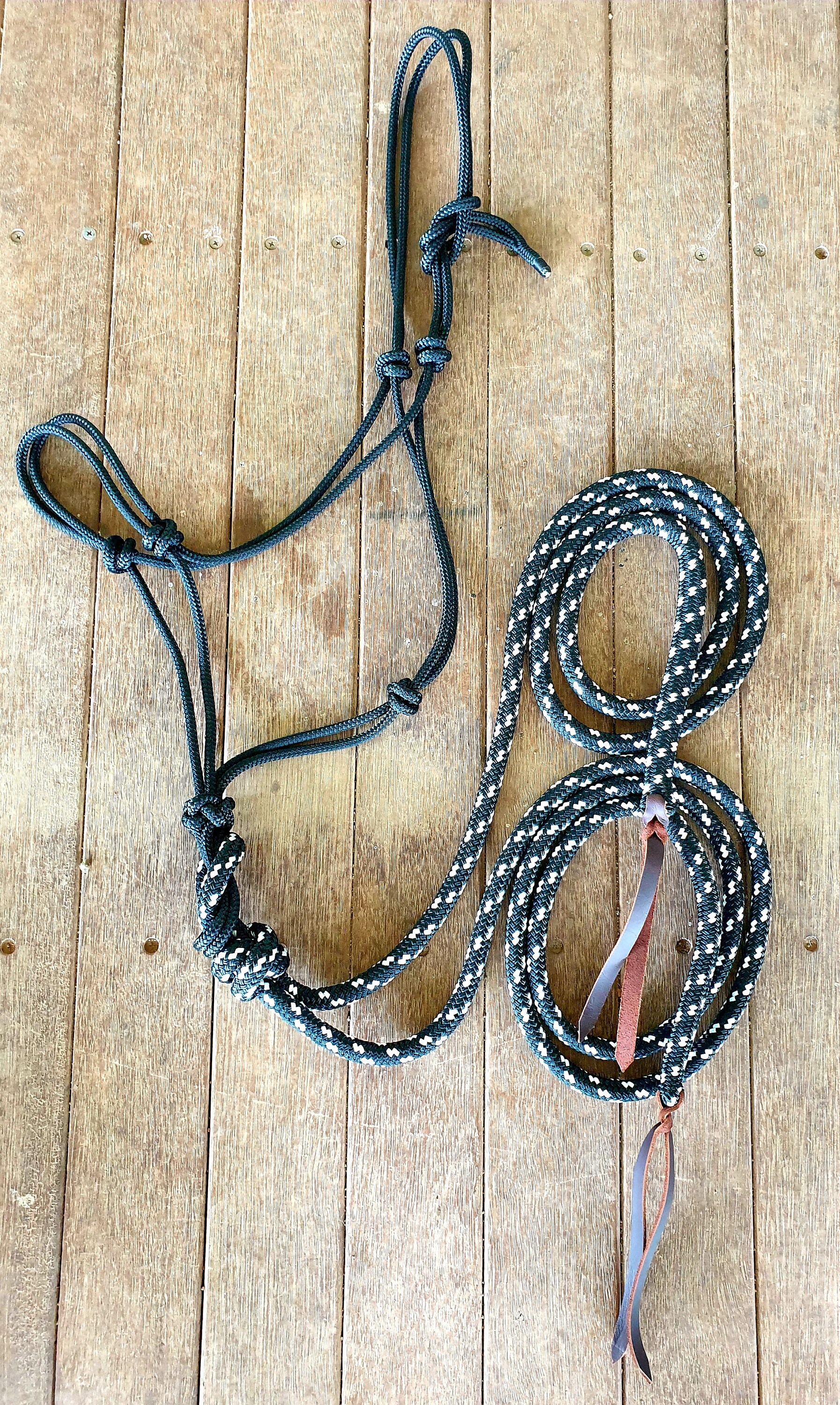 Bit Less Rope Halter Rope Riding Halter and Matching Split Reins Set, Bit Less Bridle - Etsy