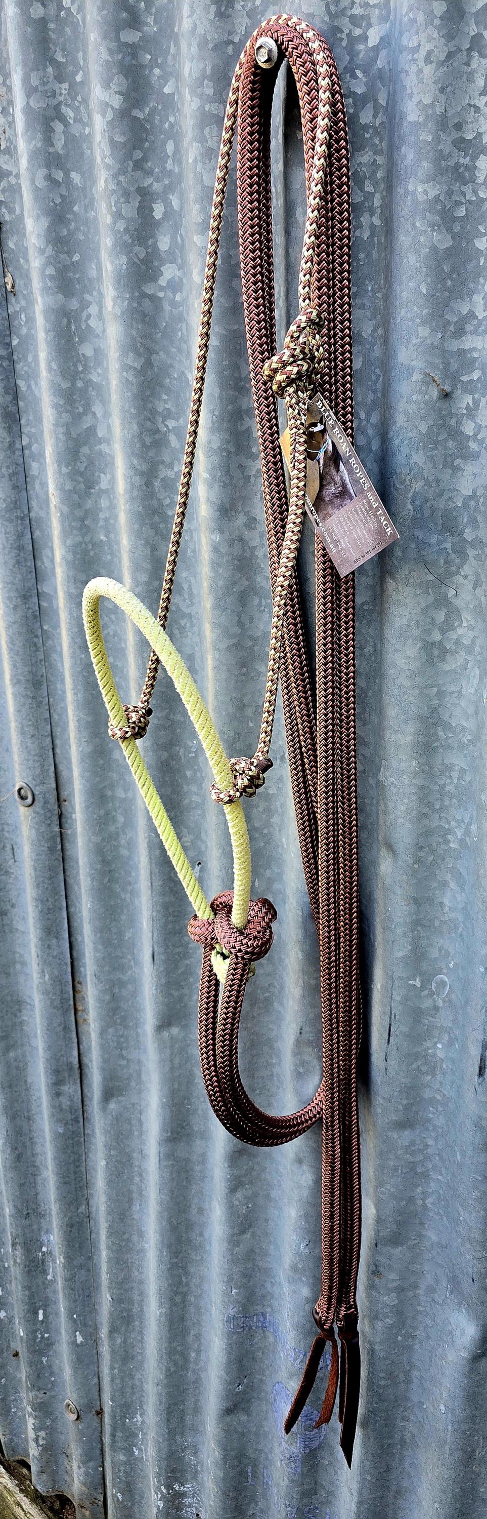 Lariat Nose Loping Hackamore With Slip Ear Headstall and Reins, Bit ...