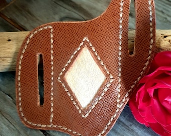 HANDMADE Genuine Leather Pocket Knife Pouch/Sheath