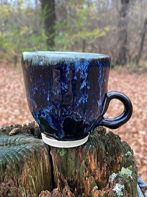 8 oz Coffee Mug in Blue