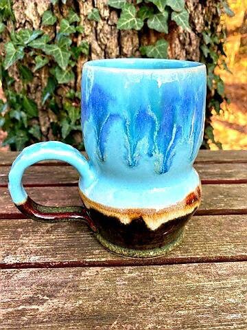 Handmade 14 oz Funky Ceramic Mug