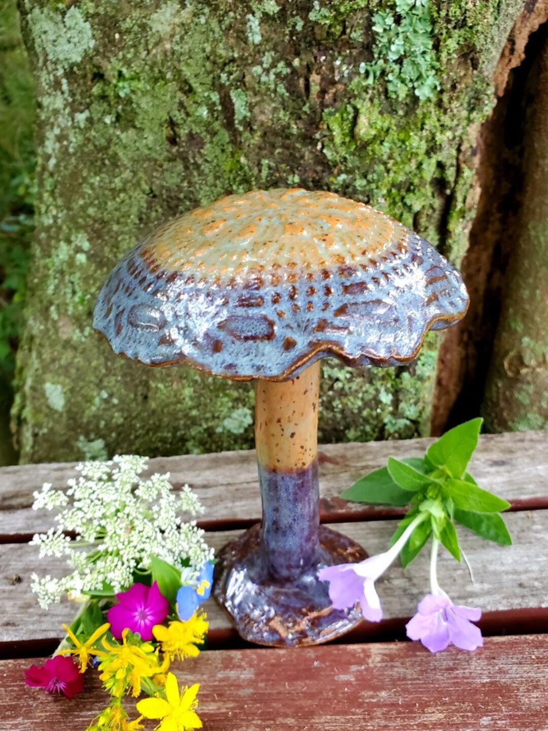 Ceramic Mushroom Sculpture Mushroom Pottery Ceramic Sculpture Il 1080xN.2444253572 5bk6