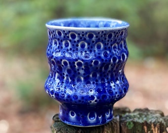 Wheel thrown Pottery - ceramic cup - pottery vase - carved pottery