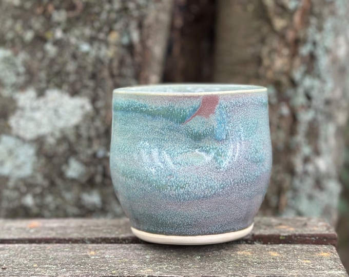 Handmade Tea Bowl, wheel thrown ceramic chawan, pottery matcha bowl