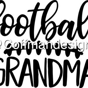 Football Grandma Svg
