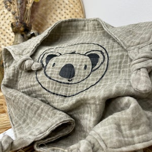 Cuddly cloth "Koala" / Muslin - personalized