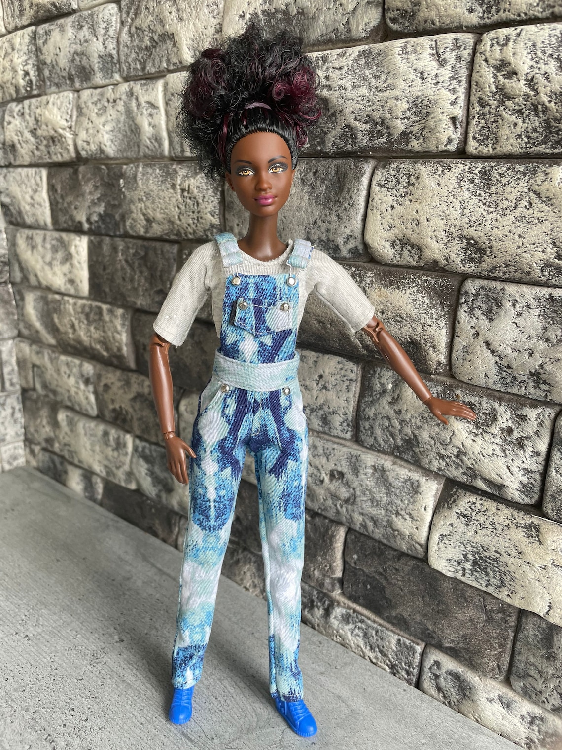 Barbie overalls Barbie jumpsuit Barbie clothes set Etsy